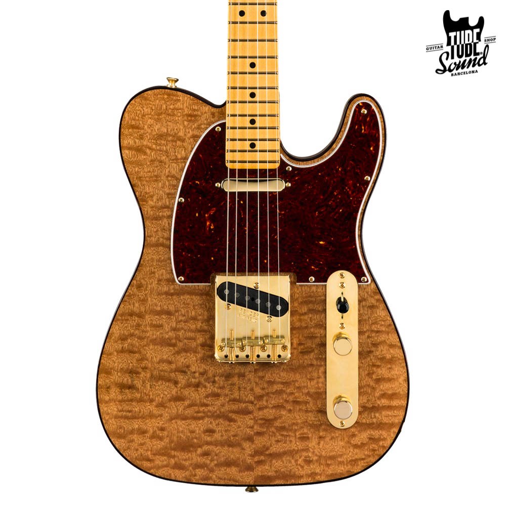 Fender Telecaster Rarities Collection Red Mahogany Top MN Natural - Tube  Sound Barcelona