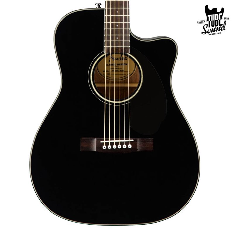 Fender CC-60SCE Concert WN Black