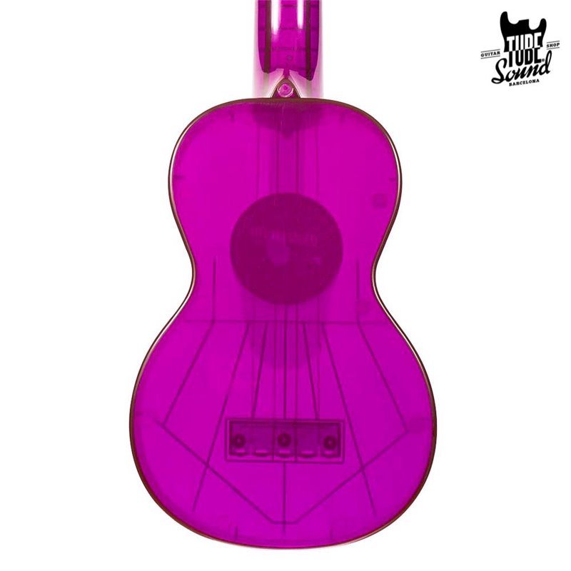 Kala KA-SWF-PL Waterman Soprano Ukulele Fluorescent Purple Grape