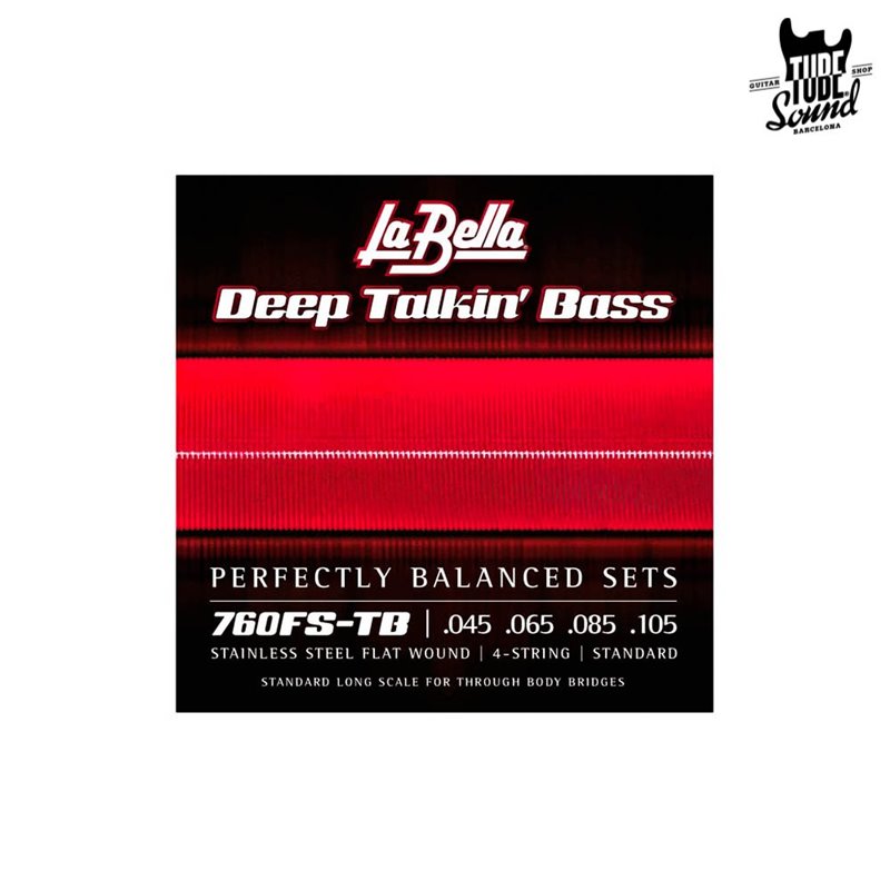 La Bella 760-FS Deep Talkin Bass Flatwound 45-105