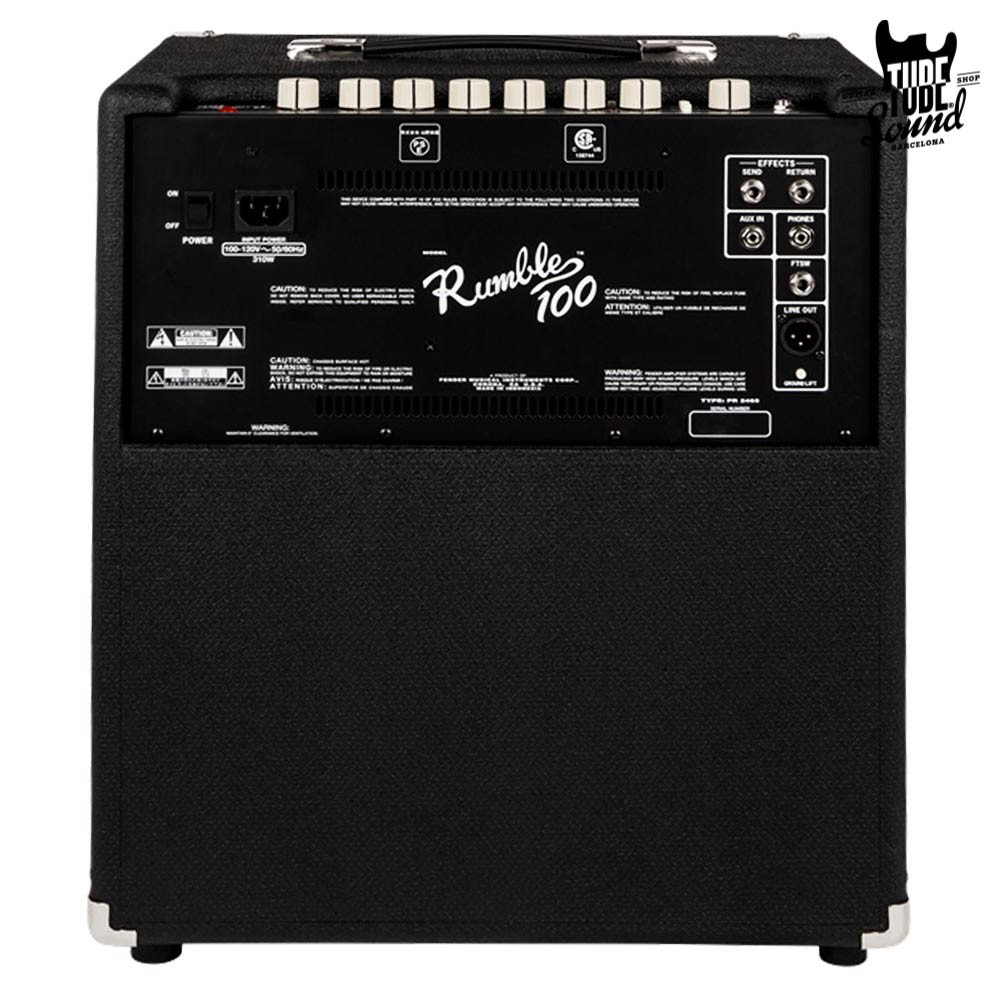 Fender Rumble 100 V3 – Tube Sound Barcelona