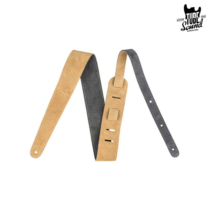 Fender 2" Reversible Suede Strap Gray Tan