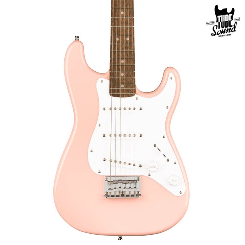 Squier Stratocaster Mini LR Shell Pink