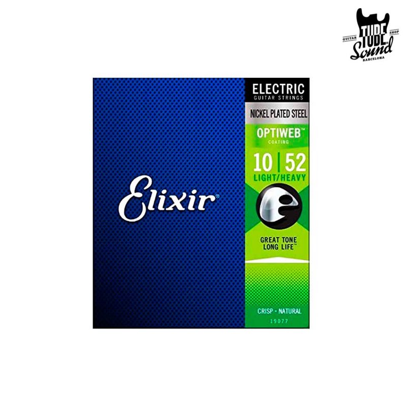 Elixir 19077 Electric NPS Optiweb Light Heavy 10-52