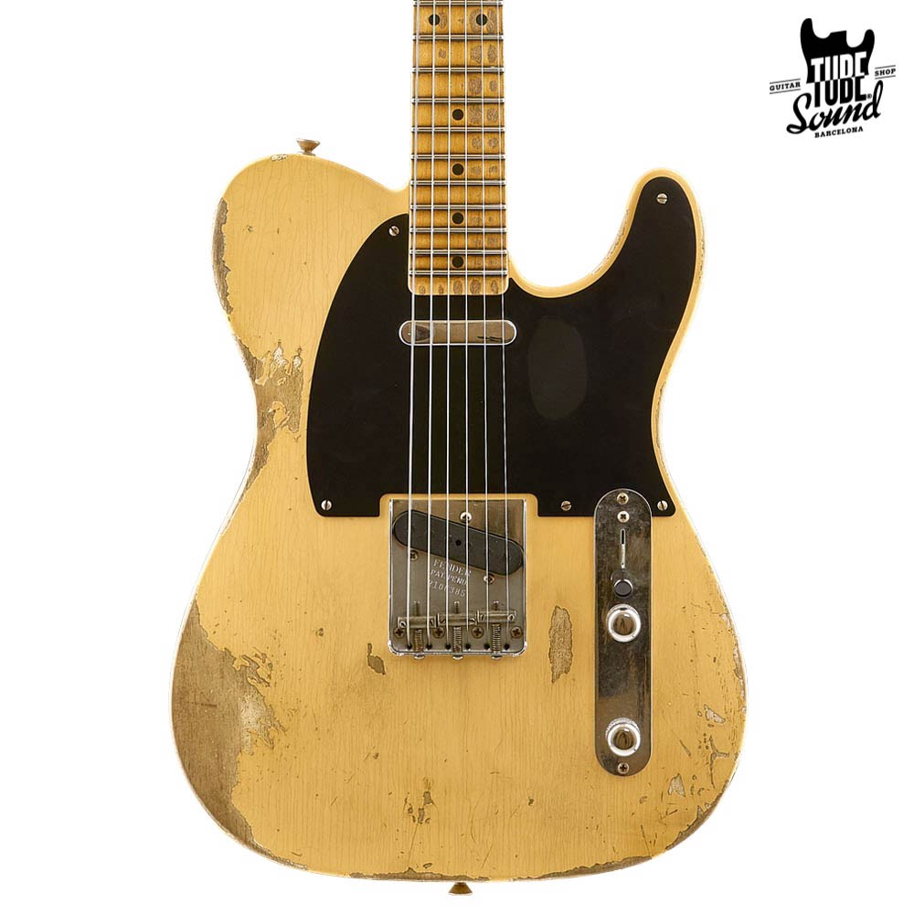 Fender Custom Shop Telecaster 52 MN Heavy Relic Aged Nocaster Blonde - Tube  Sound Barcelona