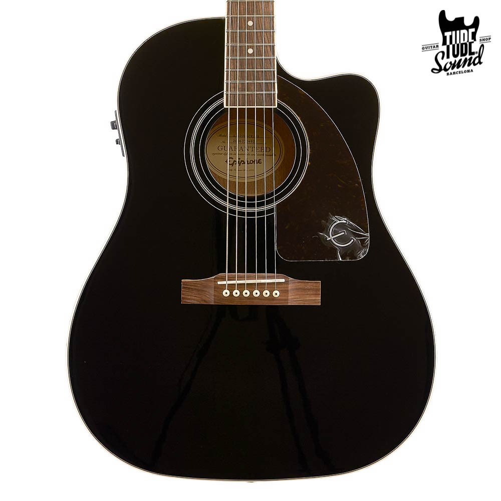 Epiphone AJ-220SCE Ebony - Tube Sound Barcelona
