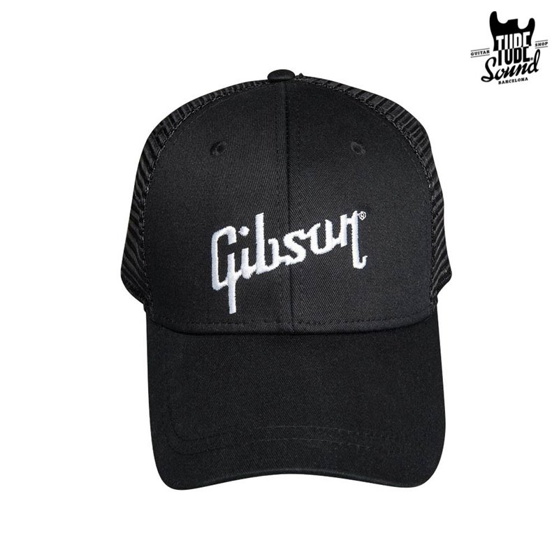 Gibson Black Trucker Snapback