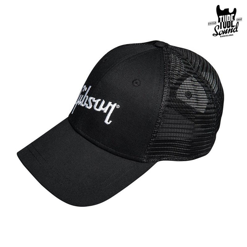 Gibson Black Trucker Snapback