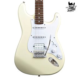 Squier Stratocaster Bullet HSS with Tremolo LR Artic White