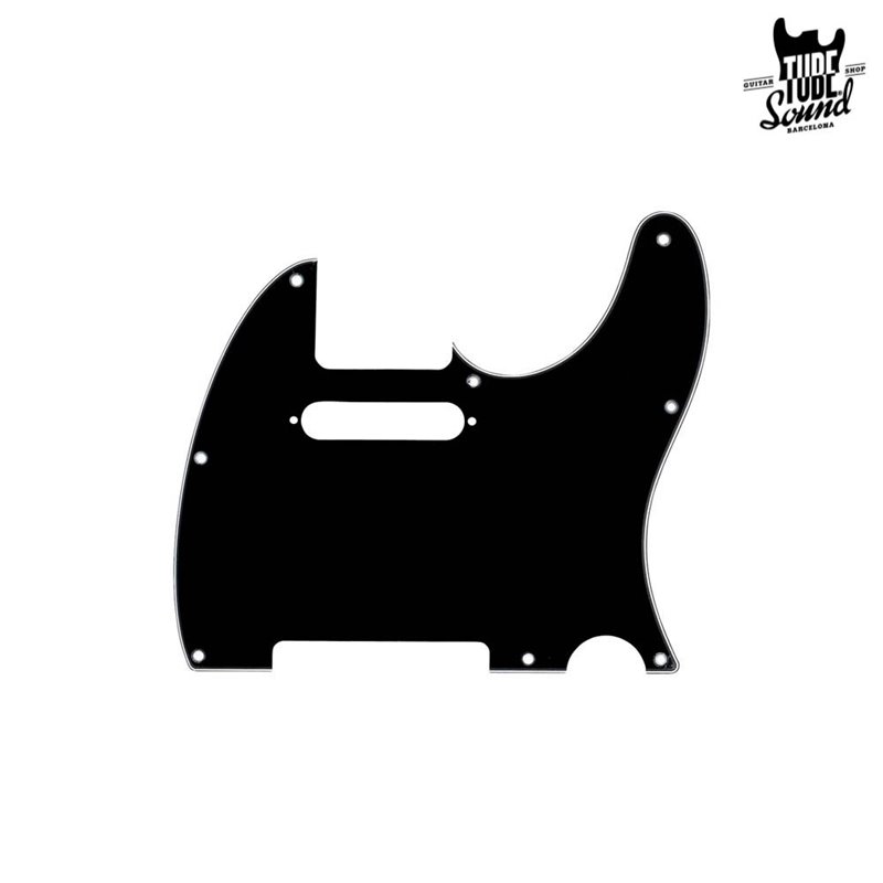 Fender Tele Pickguard 8-Hole Multi Ply Mount Black