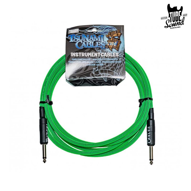 Tsunami Cables G10-SSNG Right 3m Neon Green