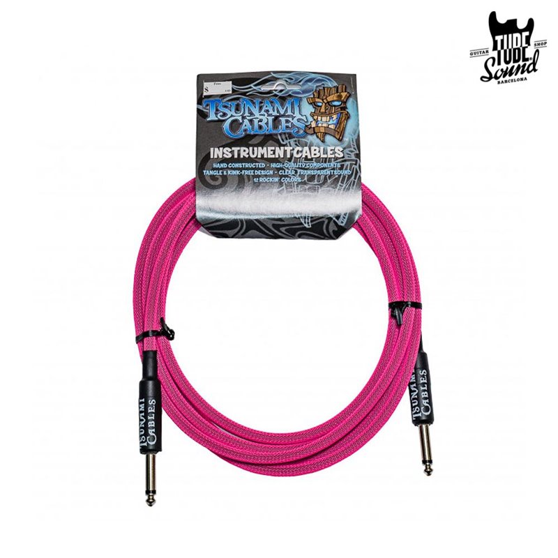 Tsunami Cables G10-SSHP Right 3m Hot Pink