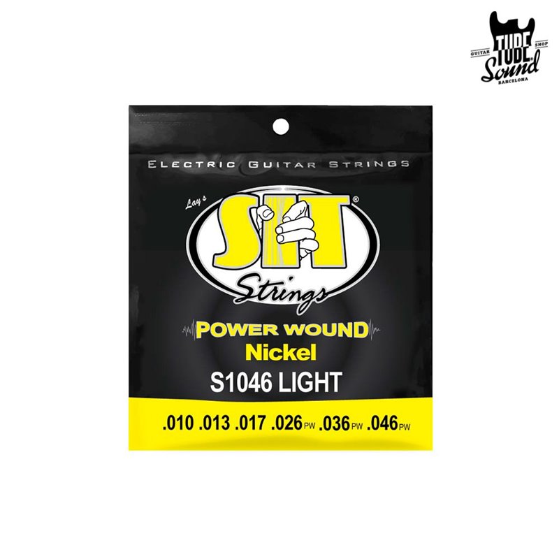 SIT Strings S1046 Nickel Power Wound Electric Light 10-46