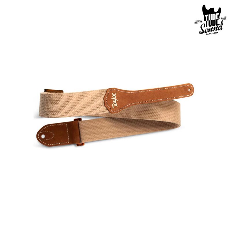 Taylor 2" GS Mini Cotton Guitar Strap Tan