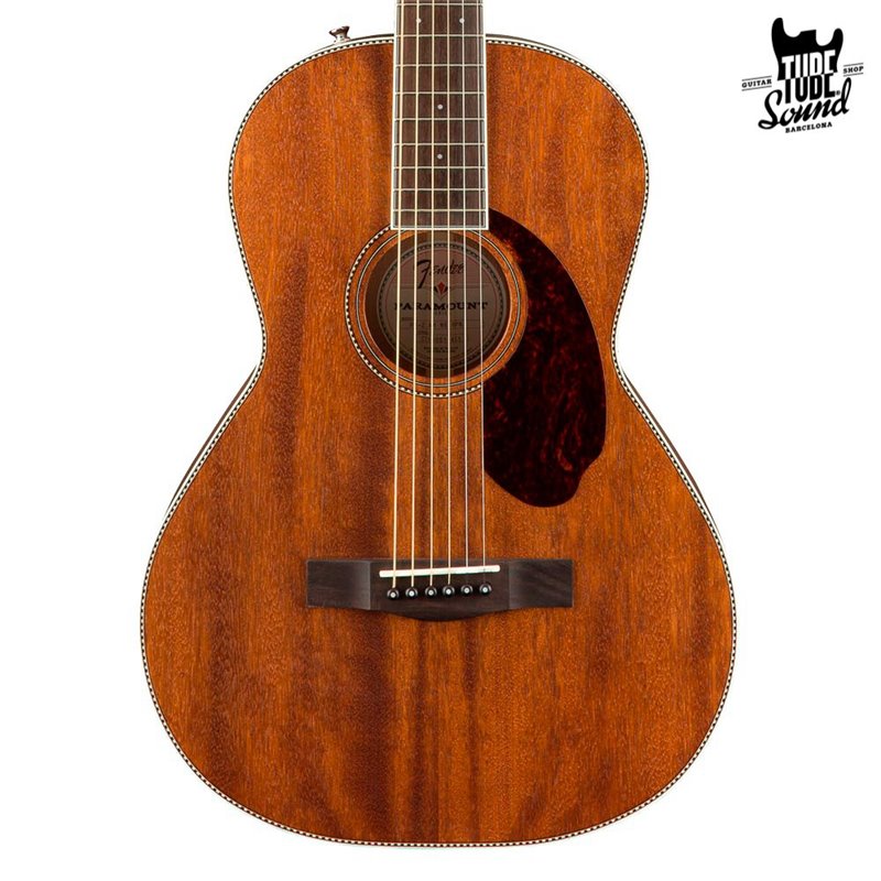 Fender PM-2 NE Parlor All-Mahogany Open Pore Satin