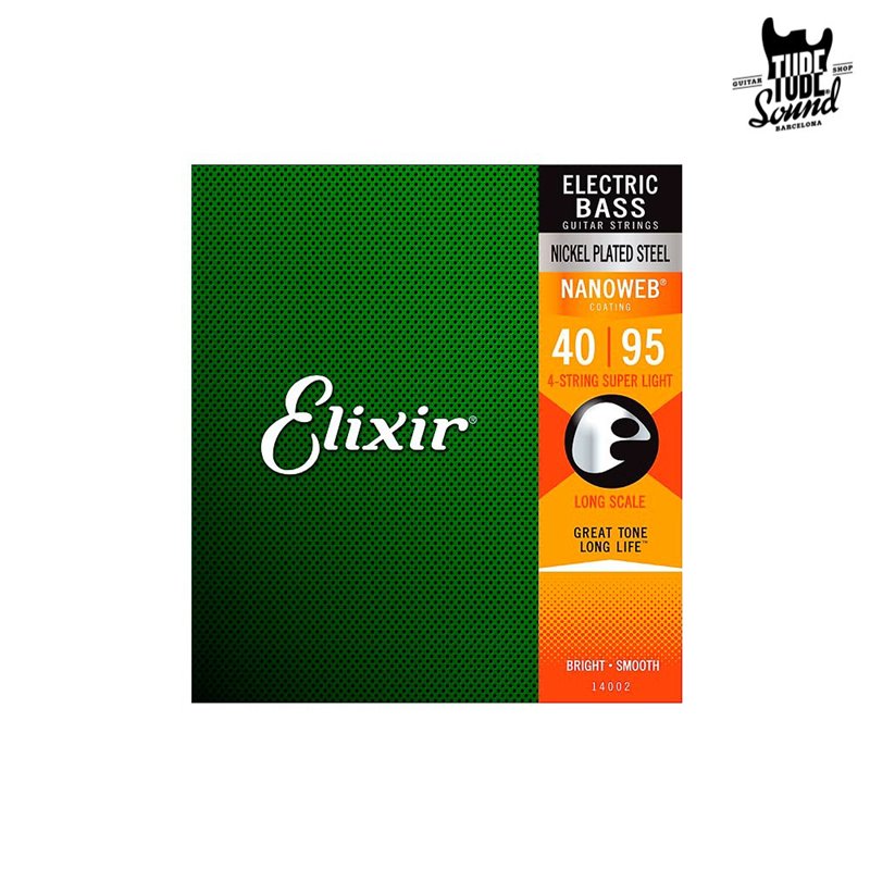 Elixir 14002 NPS Nanoweb Bass Super Light 40-95