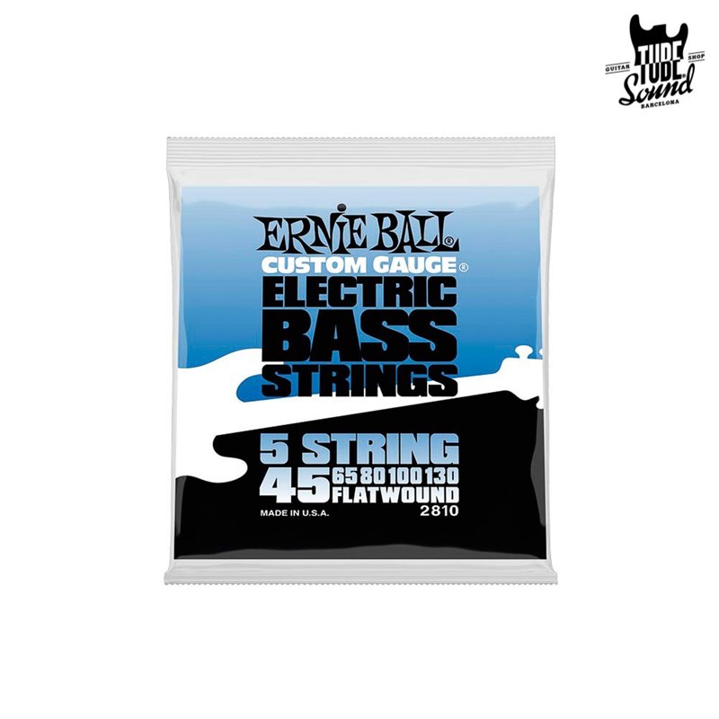 Ernie Ball 2810 Flatwound 5 String Bass 45-130