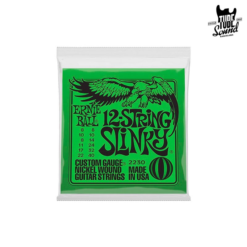 Ernie Ball 2230 12 String Slinky Nickel Wound  Electric 8-40