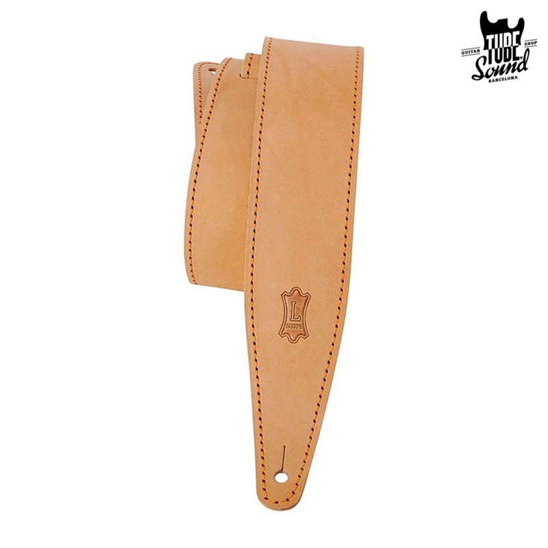Levy's MV317DAW Veg Tan Leather Guitar Strap Natural