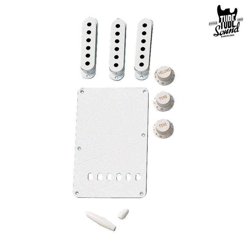 Fender Strat Vintage Style Accessory Kit Aged White