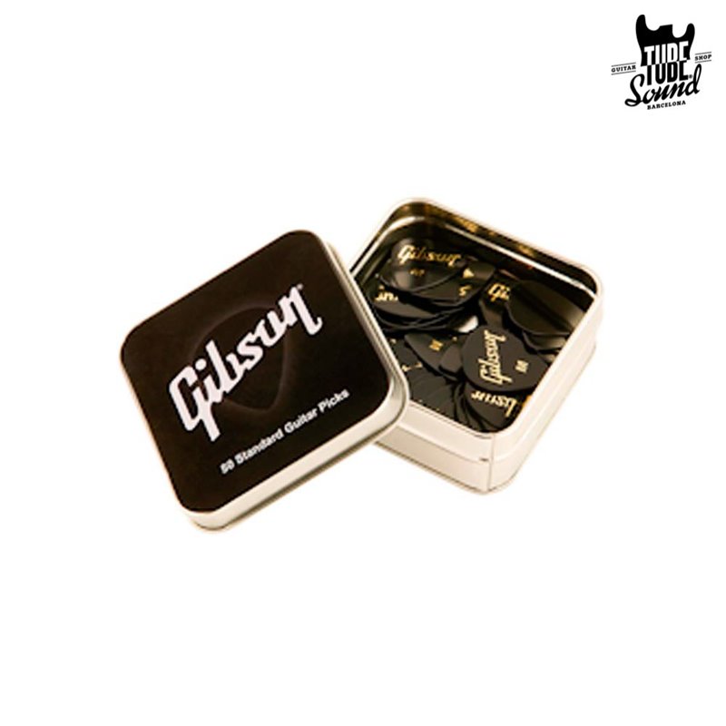Gibson Pick Tin 50 Standard  Extra Heavy Picks