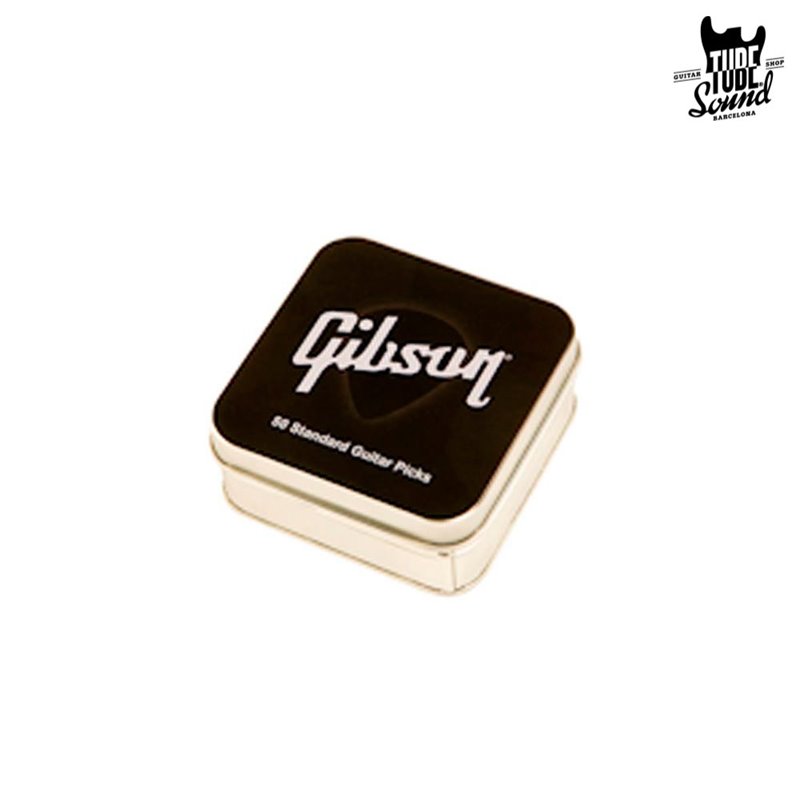 Gibson Pick Tin 50 Standard  Extra Heavy Picks