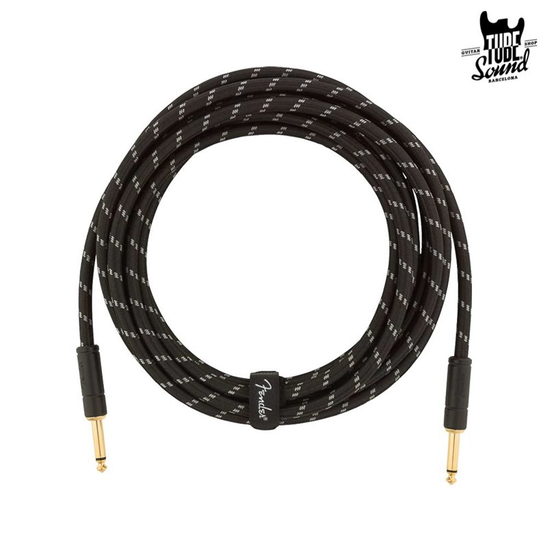 Fender Deluxe Series Cable Straight 4,5m Black Tweed