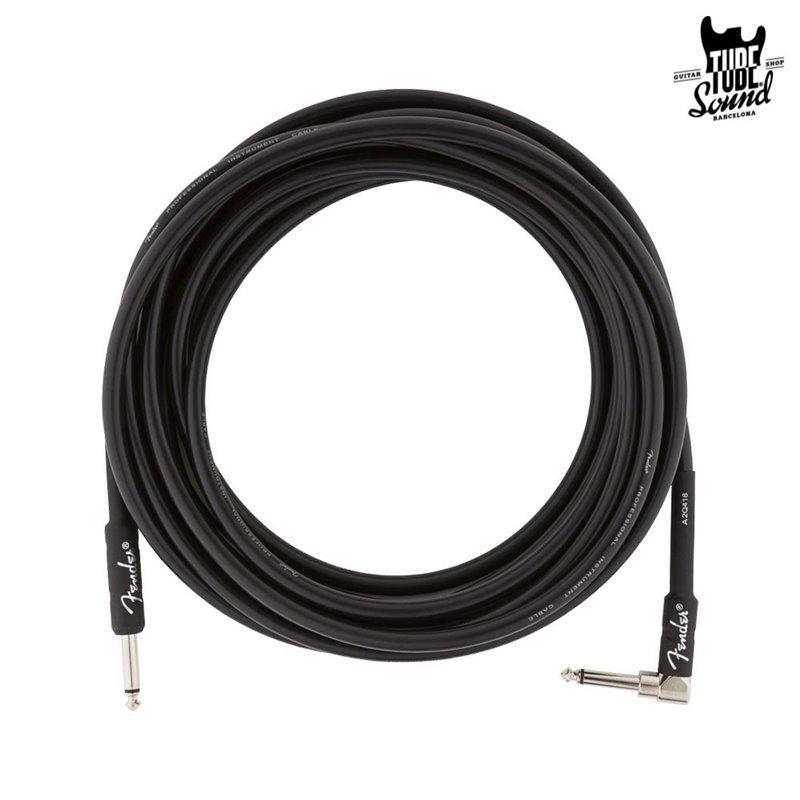 Fender Professional Series Cable Angle 5,5m Black