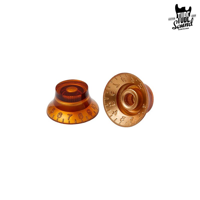 Gibson PRHK-030 Top Hat Knob 4 Vintage Amber