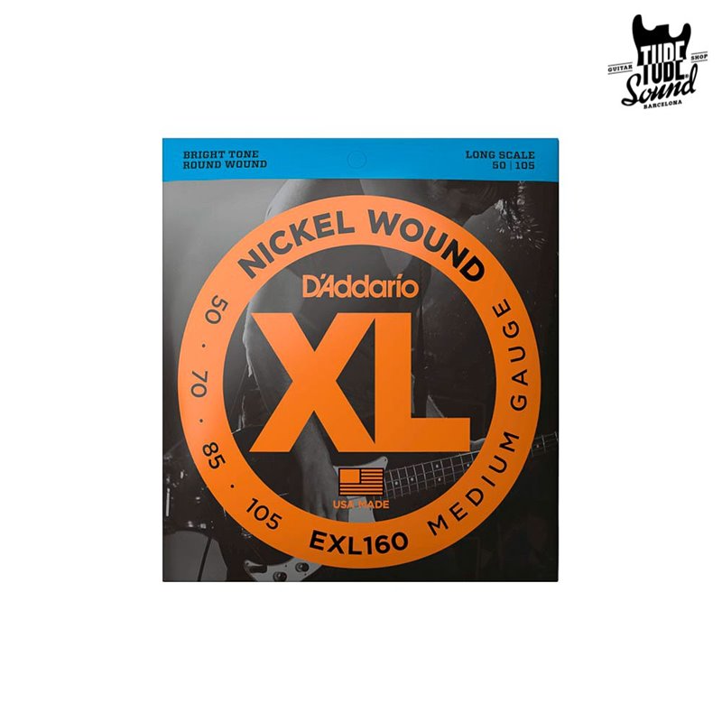 D'Addario EXL160 Nickel Wound Bass Medium 50-105