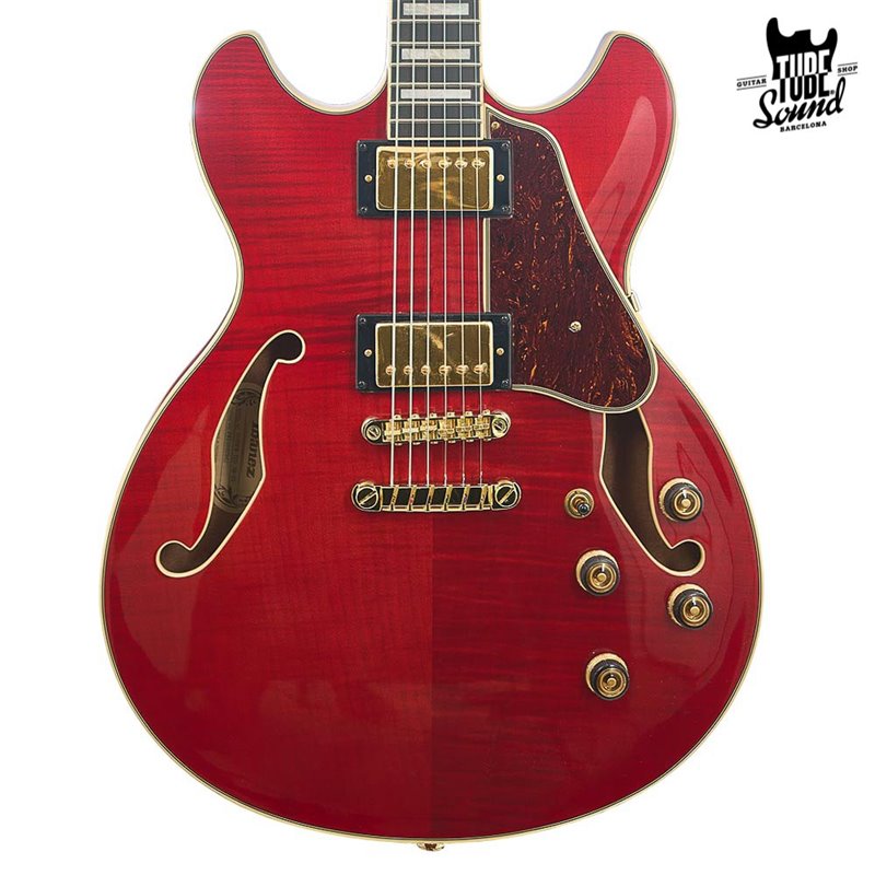Ibanez AS93FM Transparent Cherry Red