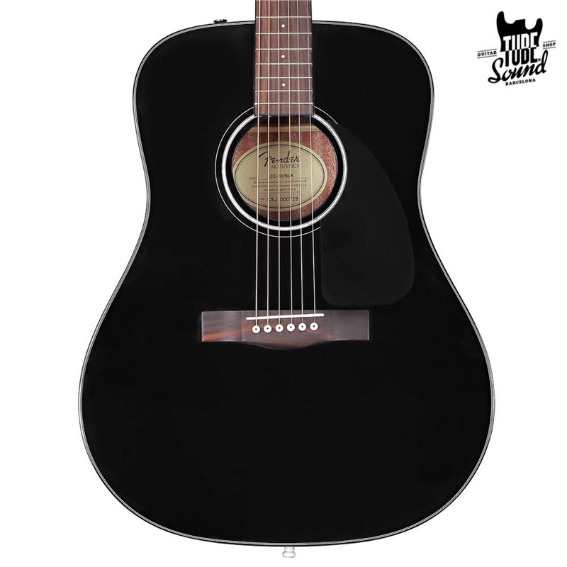 Fender CD-60 Dread V3 DS WN Black