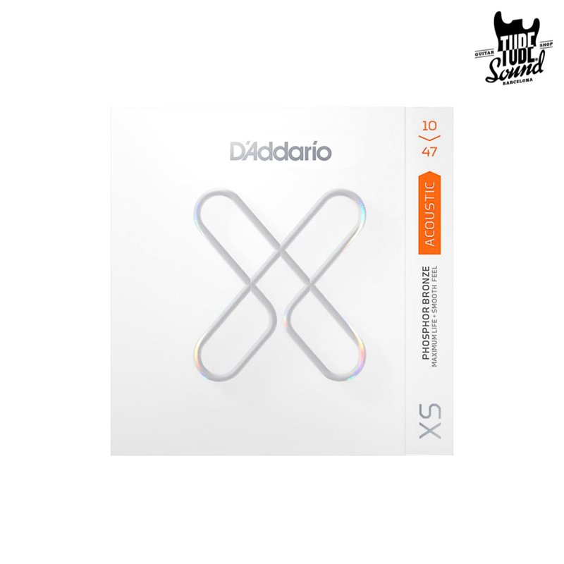 D'Addario XSAPB1047 Phosphor Bronze Acoustic Extra Light 10-47