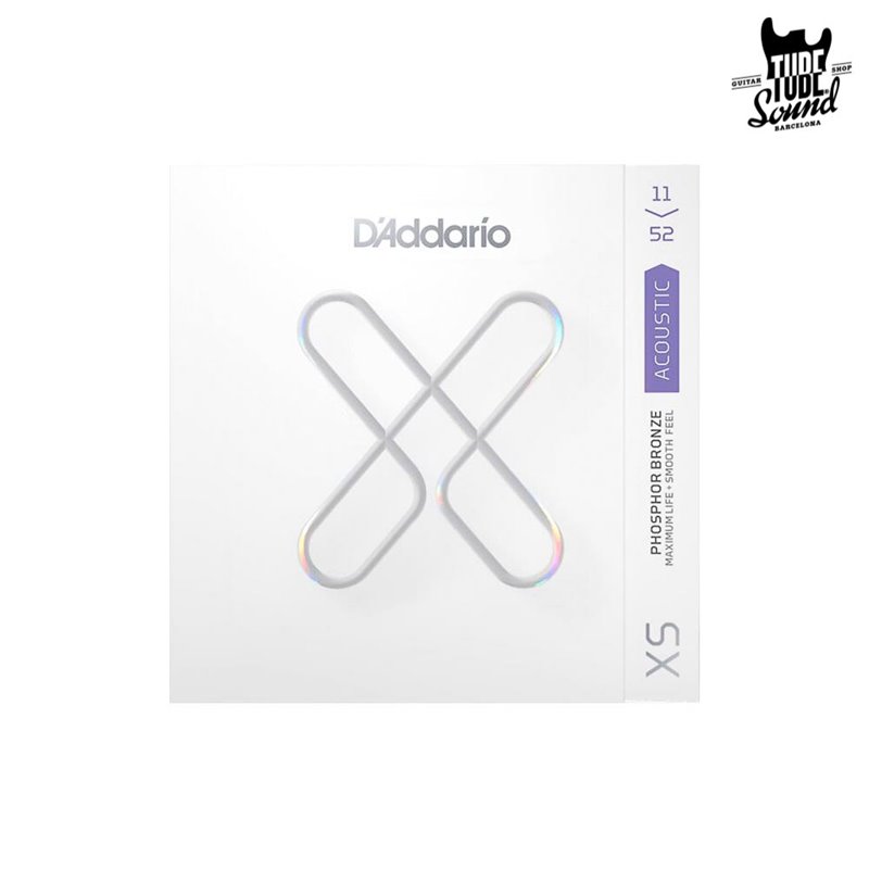 D'Addario XSAPB1152 Phosphor Bronze Acoustic Custom Light 11-52