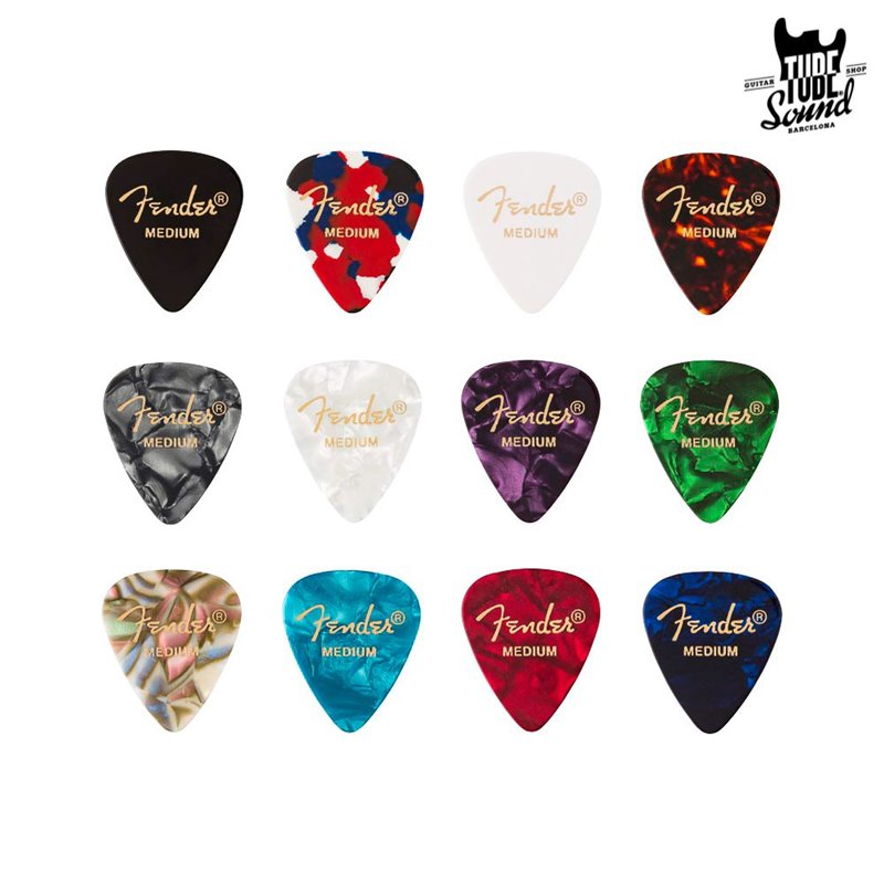 Fender 351 Celluloid Medley Picks