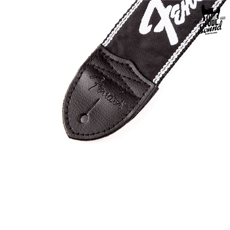 Fender Running Logo Strap Black