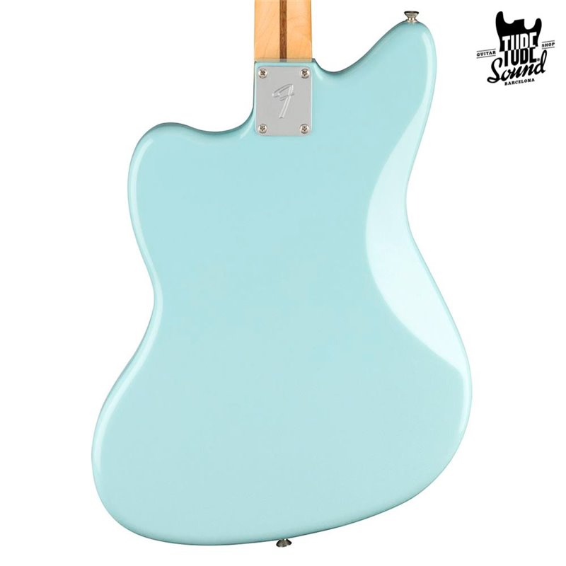 Fender Jazzmaster Ltd. Ed. Player White Headcap PF Sonic Blue