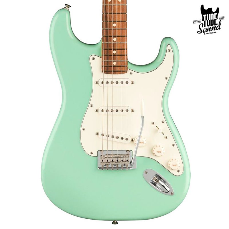 Fender Stratocaster Ltd. Ed. Player PF Matching Headstock Surf Green