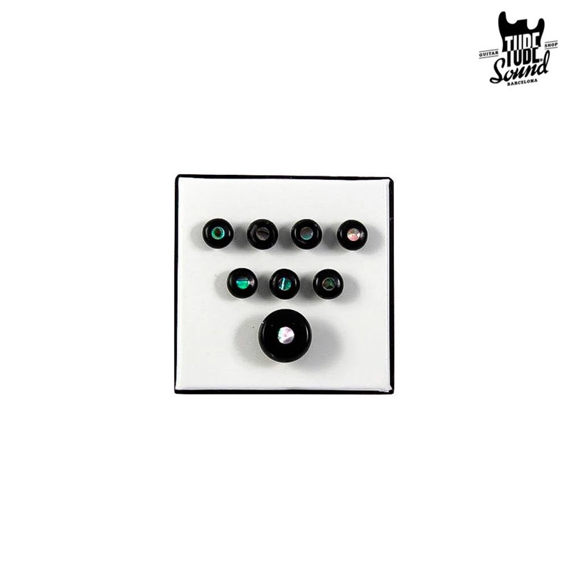 Martin 18APP50 Bridge Endpin Set Ebony Pearl Inlay