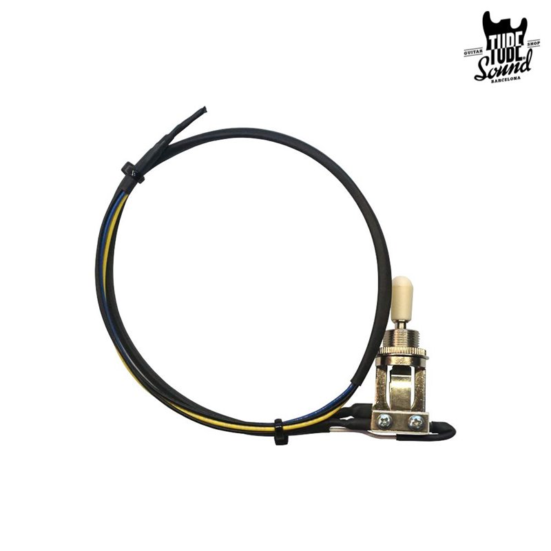 Emerson Custom Toggle Switch 3-Way Black Wires Prewired Kit
