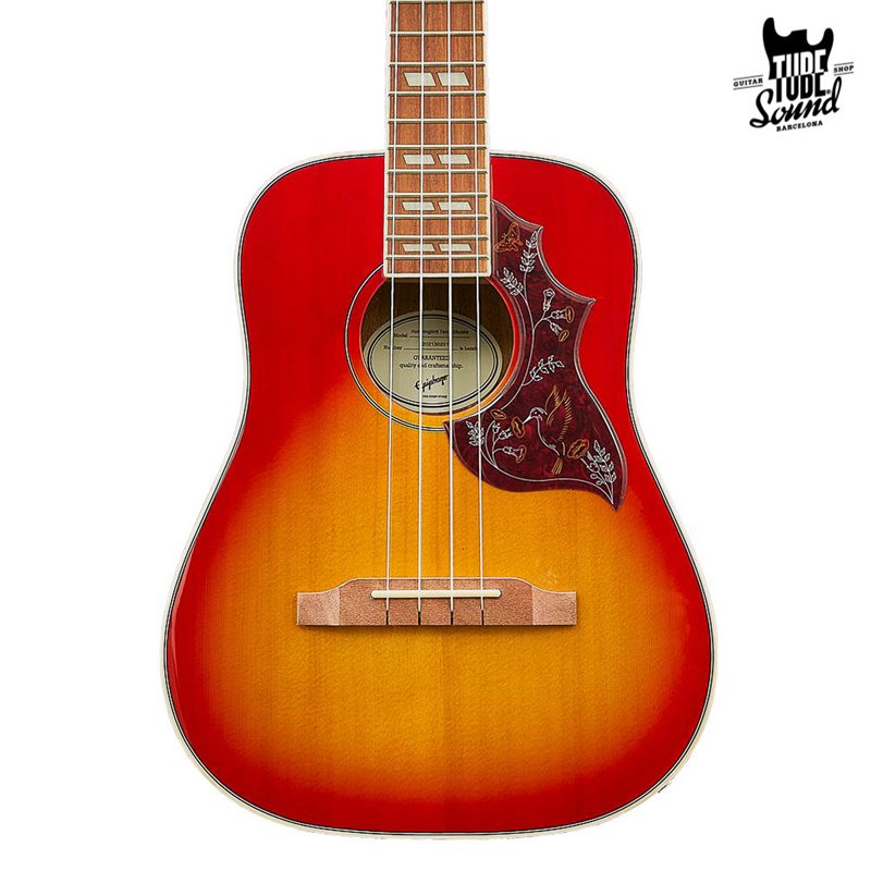 Epiphone Hummingbird Tenor Ukulele Faded Cherry Sunburst