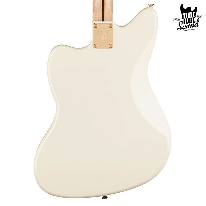 Squier Jazzmaster 40th Anniversary Gold Edition LR Olympic White