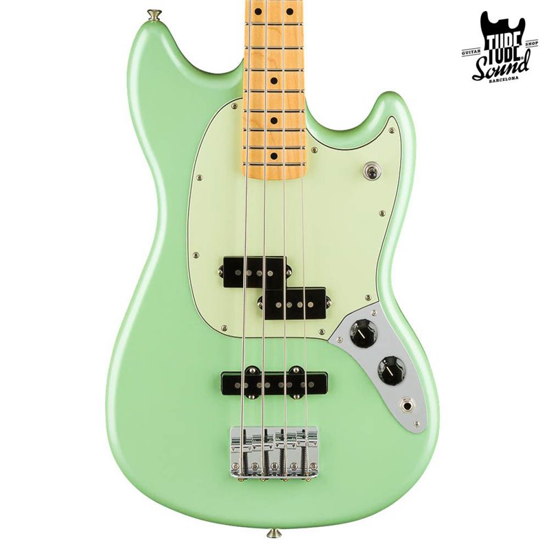 Fender Mustang Bass Ltd. Ed. Player PJ MN Surf Pearl