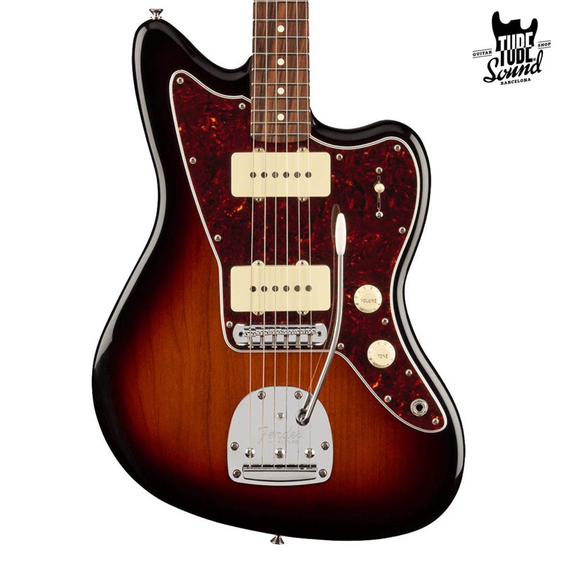 Fender Jazzmaster Ltd. Ed. Player Black Headcap PF 3 Color Sunburst