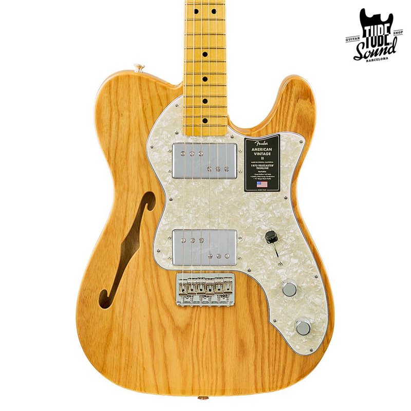 Fender Telecaster American Vintage II 1972 Thinline MN Aged Natural