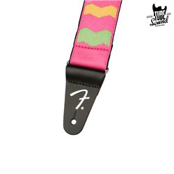 Fender Mononeon Woven Neon Pink Strap