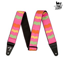 Fender Mononeon Woven Neon Pink Strap