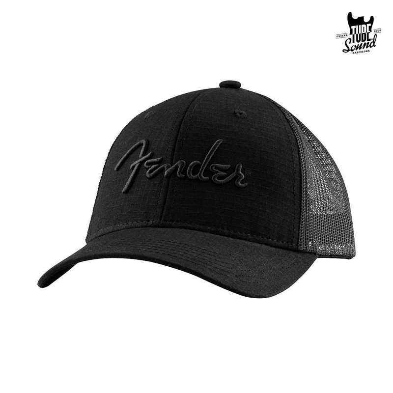 Fender Snap Back Pick Holder Hat Black