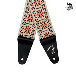 Fender 2" Pasadena Woven Strap Lattice Orange