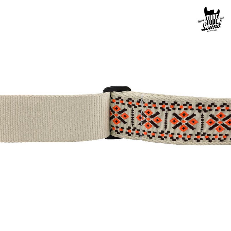 Fender 2" Pasadena Woven Strap Lattice Orange